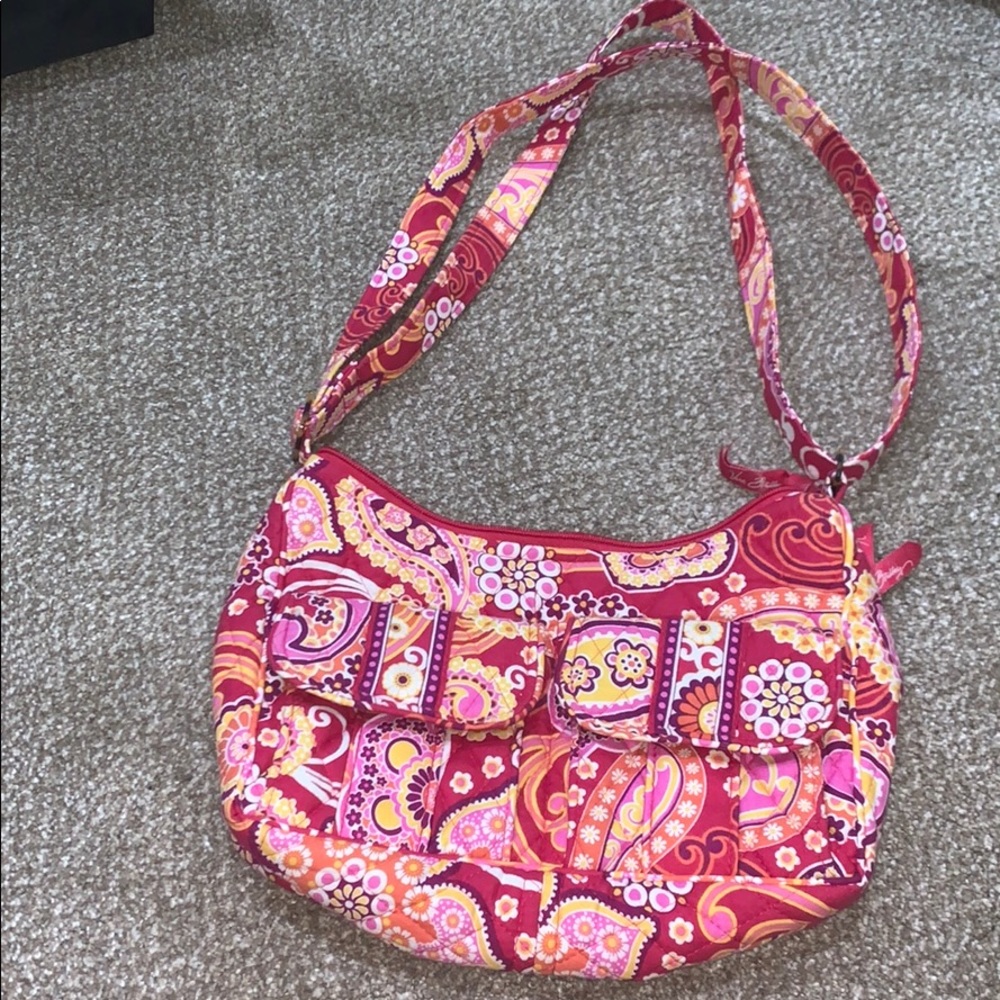 DISCONTINUED Vera Bradley Raspberry Fizz Purse